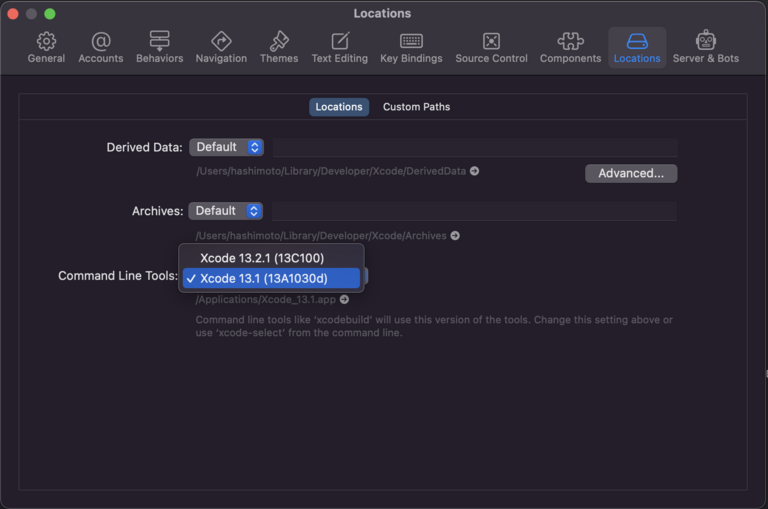 「failed with exit code 72 xcrun error unable to find utility